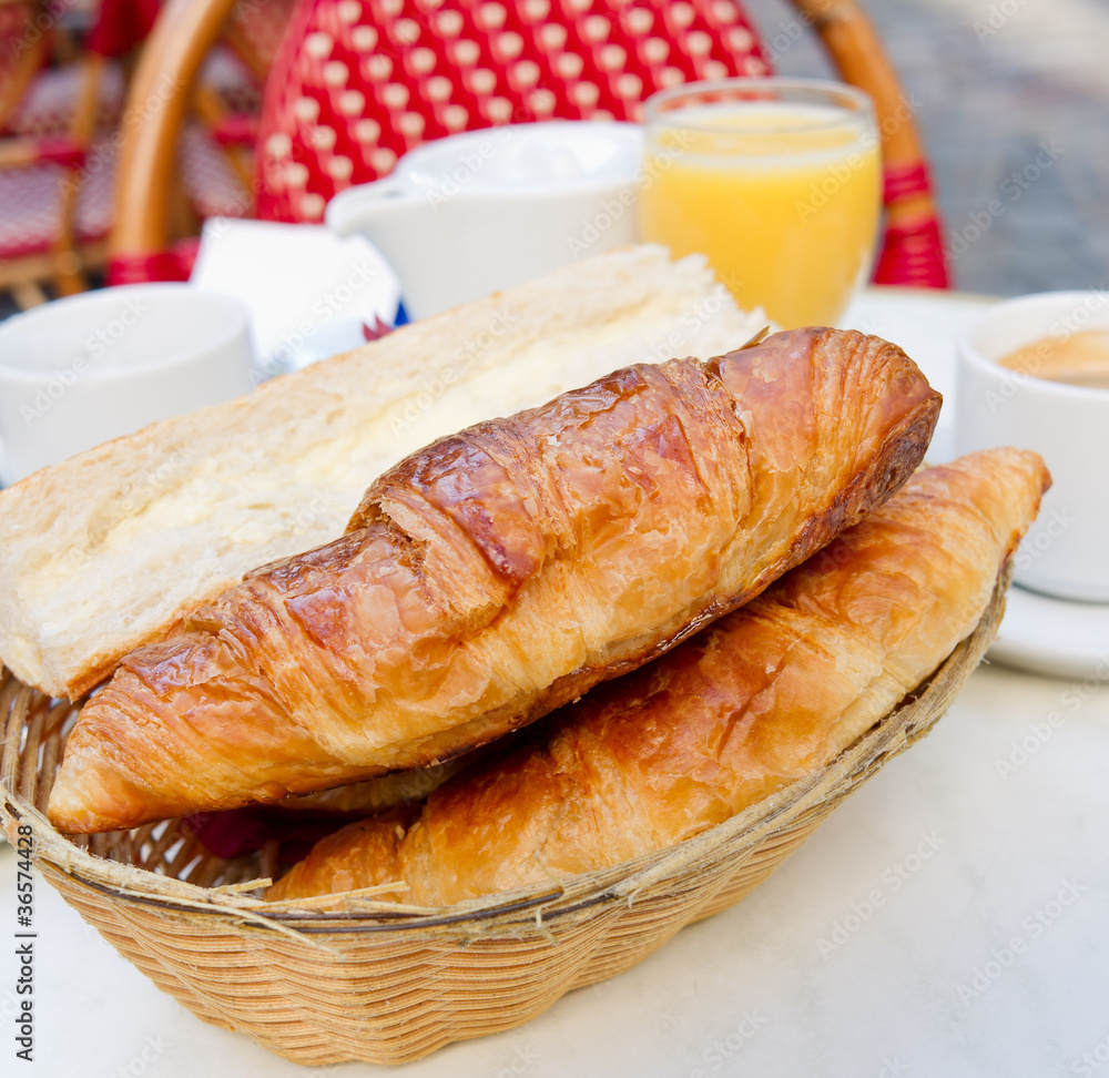coffee and croissants coffee and croissants