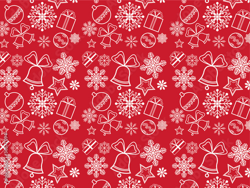 Red Christmas wallpaper