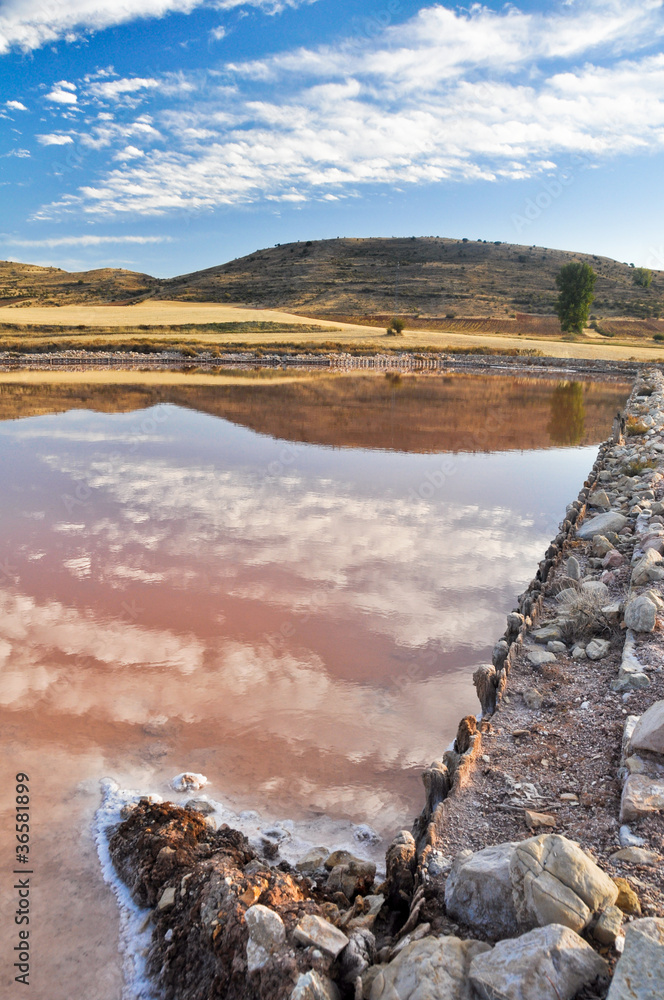 Salt flat of Imon, Guadalajara (Spain)