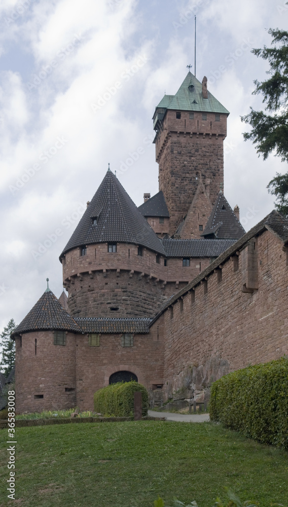 Haut-Koenigsbourg Castle in France