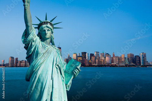 New York statue de la Libert  