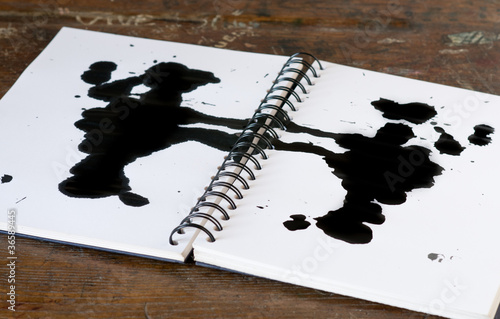 Canvas Print psychological rorscharh test