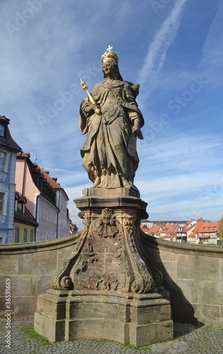 Statue der Kunigunde von Luxemburg in Bamberg