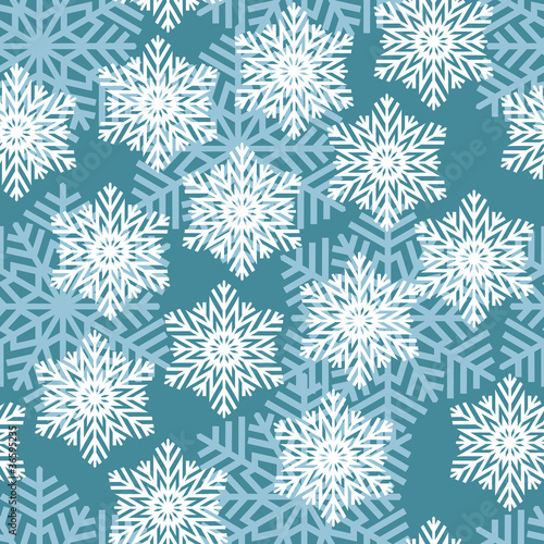 Snowflaker seamless. Vector illustration. photo