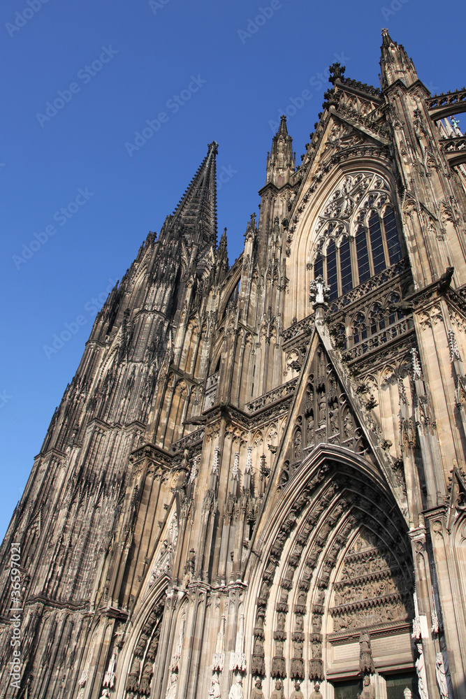 Fototapeta premium Detailaufnahme vom Kölner Dom