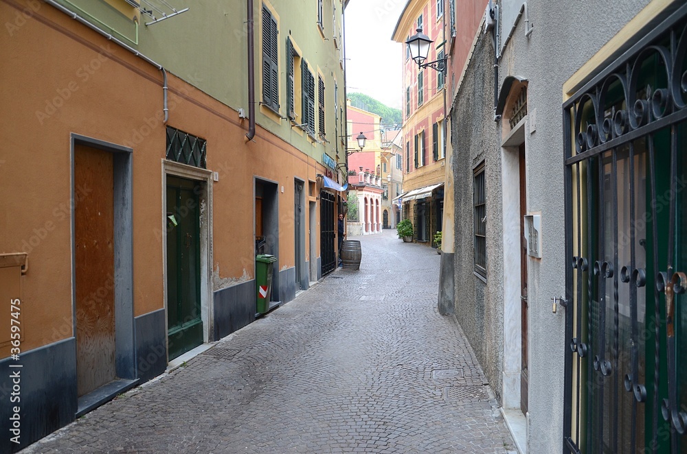 Fototapeta premium Via di Celle Ligure