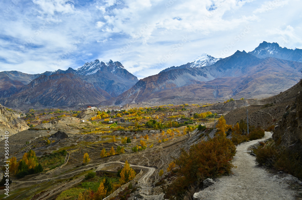 fantastic view on the way to Muktinath fantastic view on the way to Muktinath