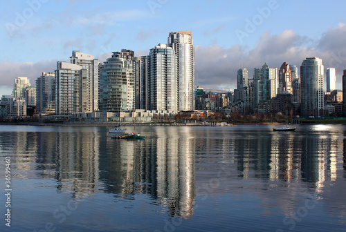 Yaletown, False Creek Vancouver Morning © maxdigi