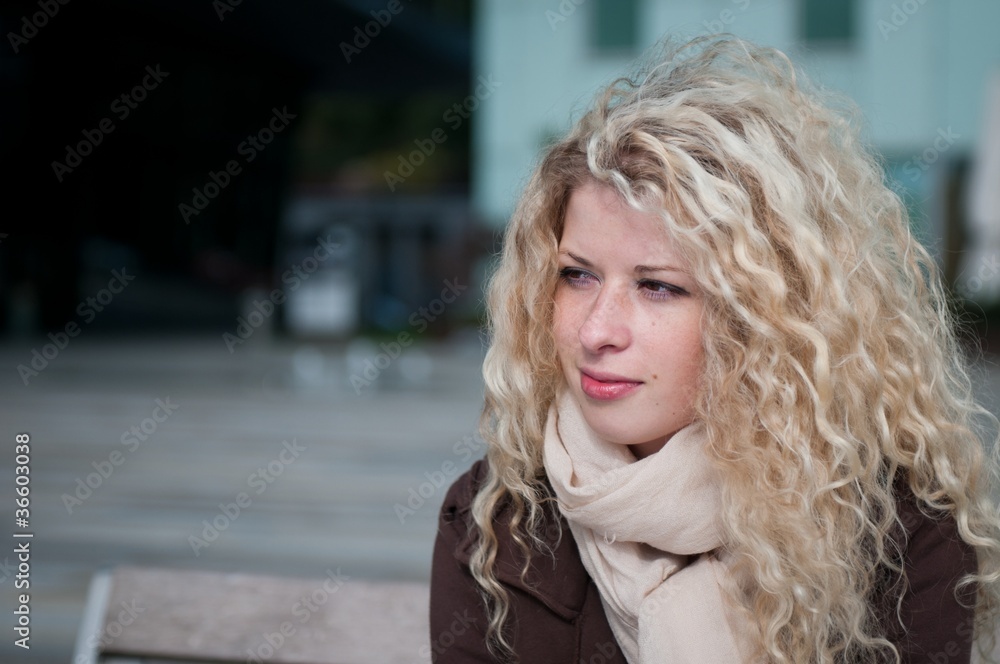 Woman portrait - outside Woman portrait - outside