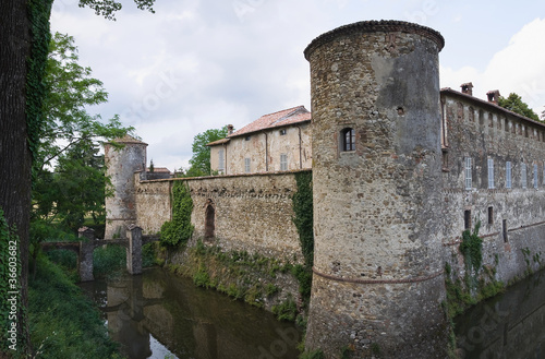 Castle of Lisignano. Gazzola. Emilia-Romagna. Italy.