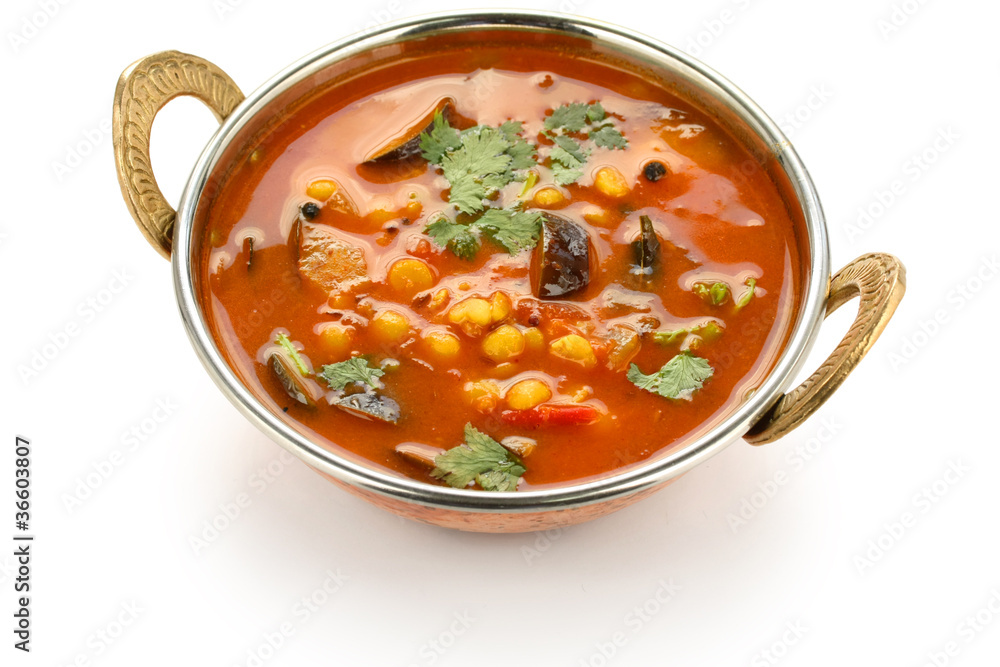 sambar, south indian cuisine, on white background Stock Photo | Adobe Stock