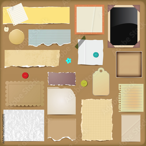 Vector Scrapbooking Elements - Papers