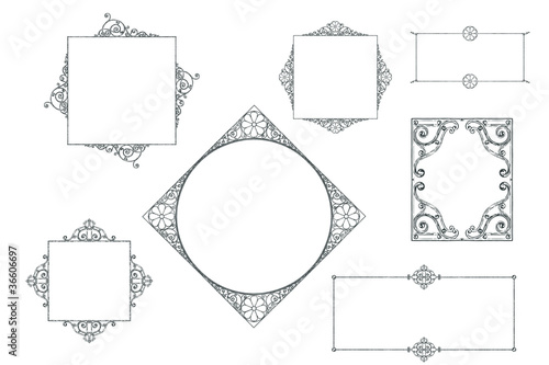 Retro style frames