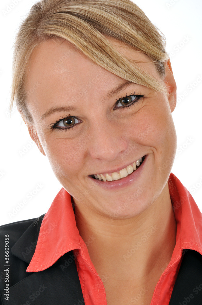 Portrait einer jungen Geschäftsfrau Portrait einer jungen Geschäftsfrau