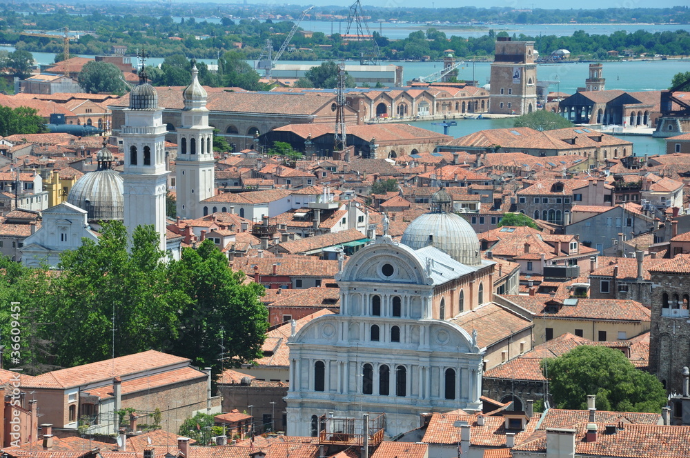 Naklejka premium Венеция с высоты птичьего полета. Италия