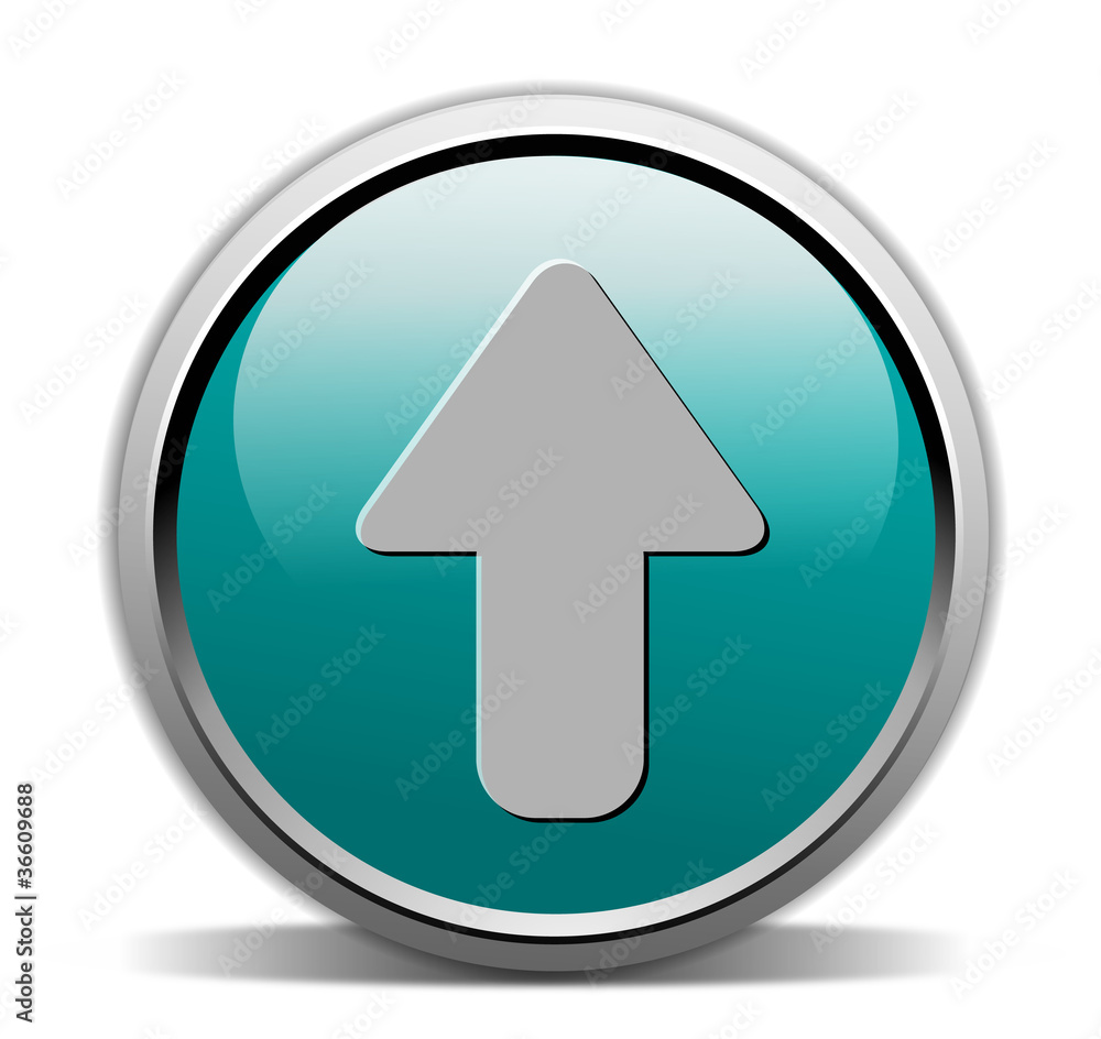 up arrow, turquoise up arrow, turquoise