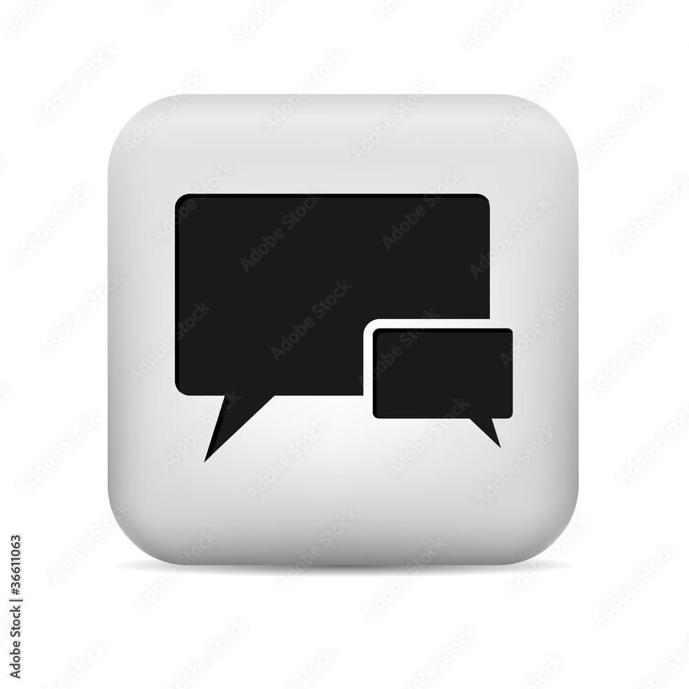 Naklejka premium Chat button
