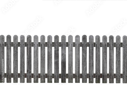 old wooden fence