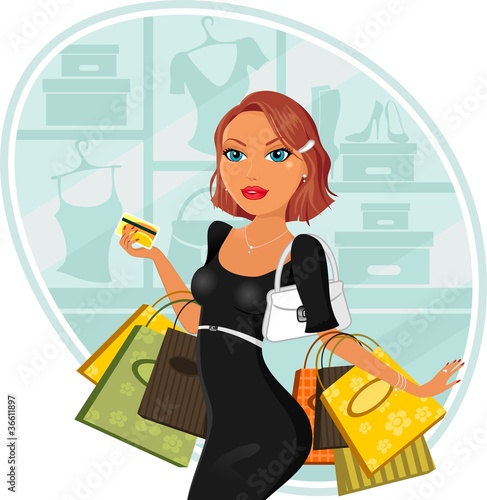 Woman who spends