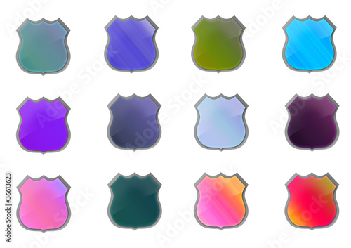 Colored Shelds