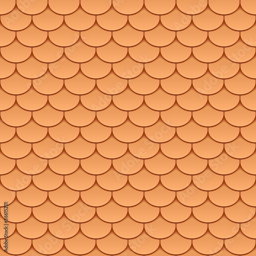 Seamless roof tiles