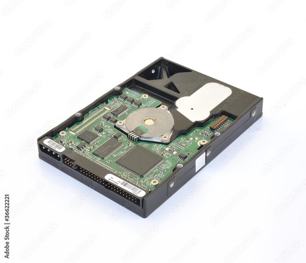 Hard disk drive. HDD. Isolated on white background Hard disk drive. HDD. Isolated on white background