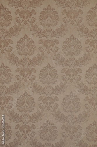 wallpaper with floral ornament