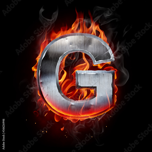 Hot metal letter