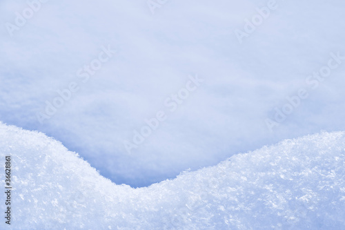 Detail of snowdrift – snow texture © brozova