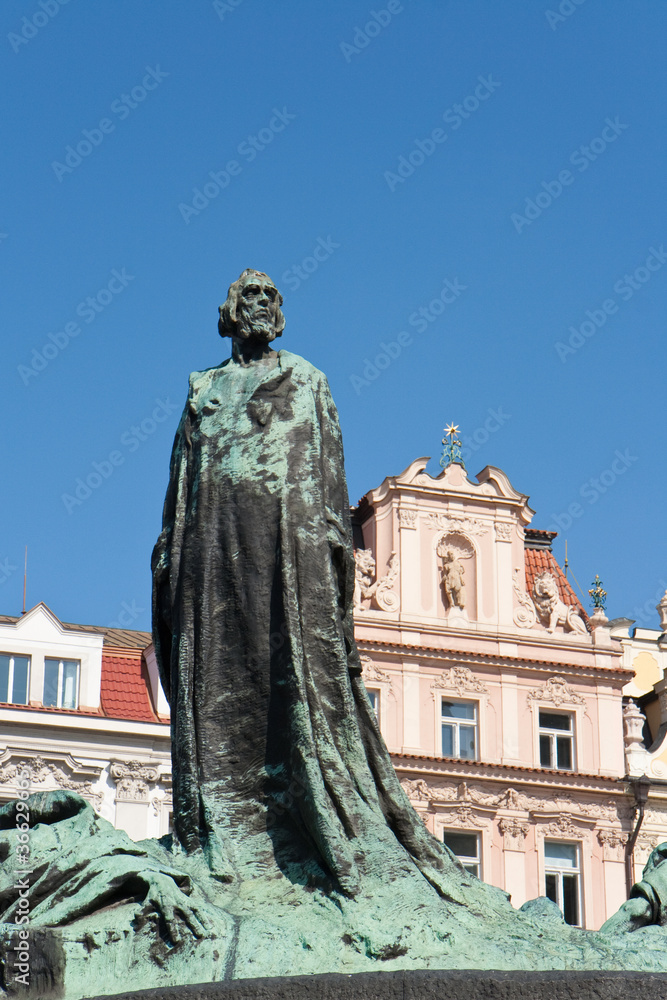 Obraz premium Statue de Jan Hus