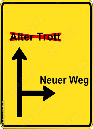 Alter Trott vs, Neuer Weg