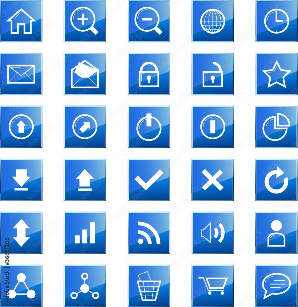 Web related icons Web related icons