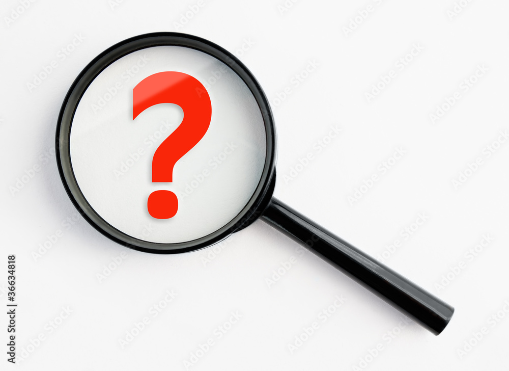 magnifying glass with question mark magnifying glass with question mark