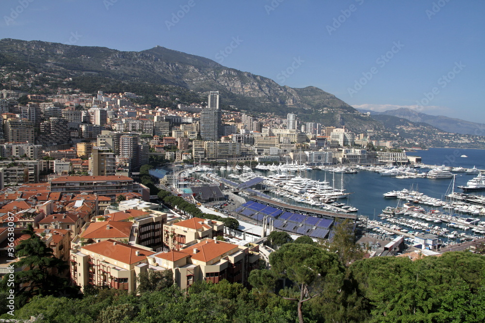 Monaco, vue sur le port