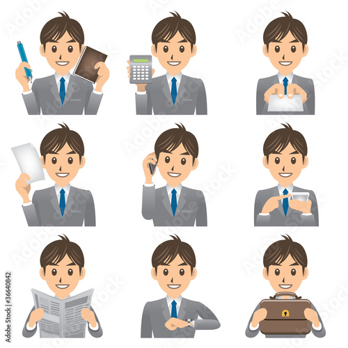 ビジネスマン A BI