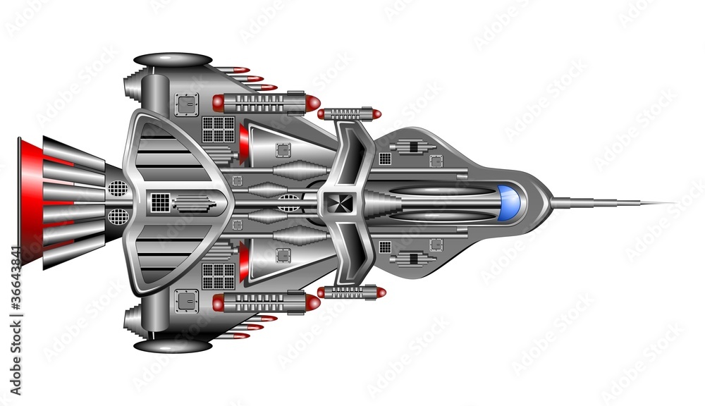 Astronave-Nave Spaziale-Spaceship-Spacecraft-Vector Astronave-Nave Spaziale-Spaceship-Spacecraft-Vector