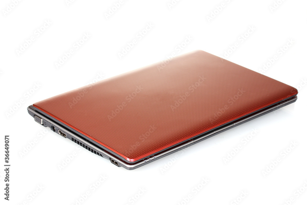 new laptop isolated on white new laptop isolated on white