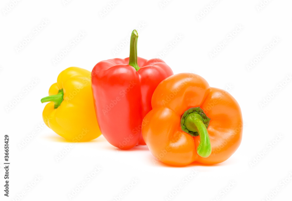 peppers of different colors close-up peppers of different colors close-up