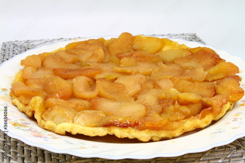pommes en tarte tatin