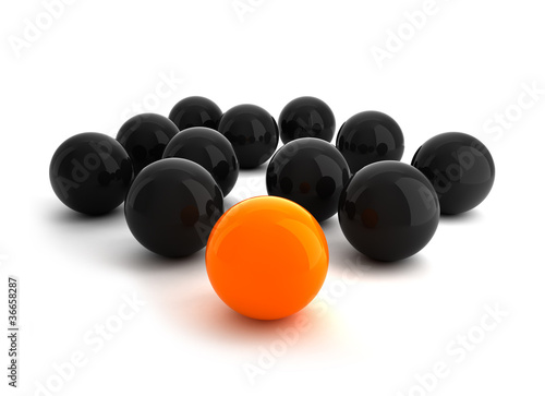 Balls - Leadership illustra...