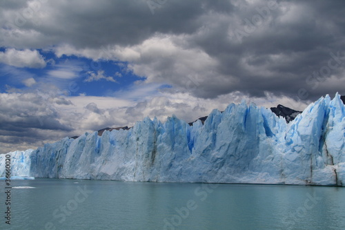 Perito Moreno glacier with amazing colours - landscape © guppyimages