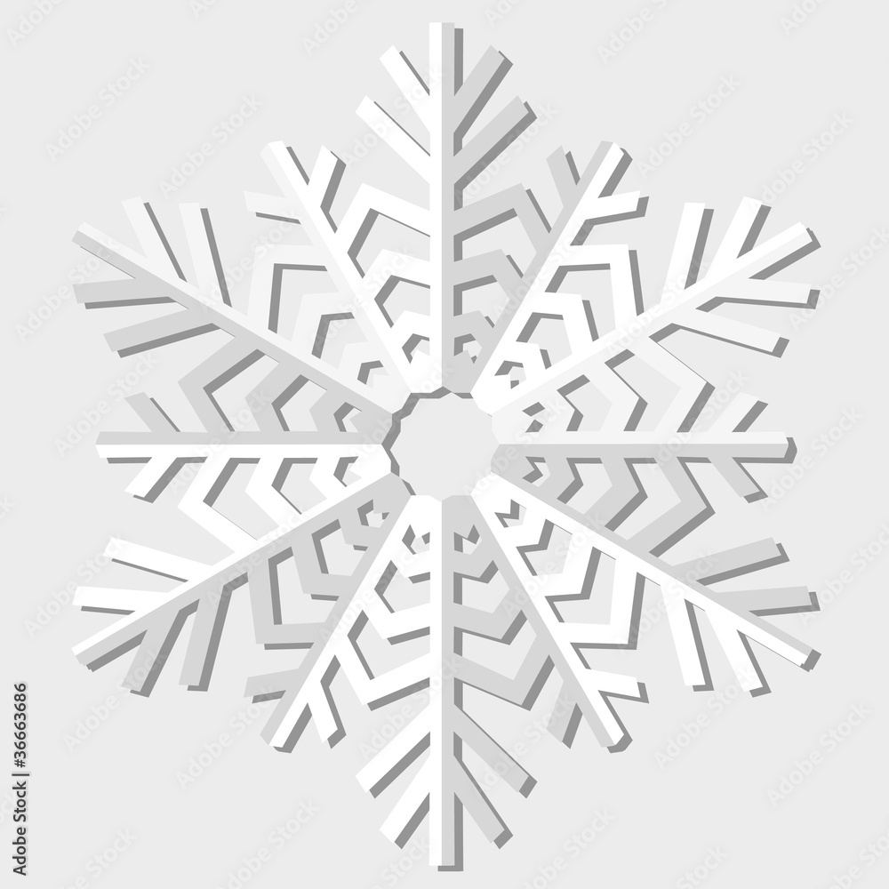 Decorative snowflake. Vector illustration. Decorative snowflake. Vector illustration.
