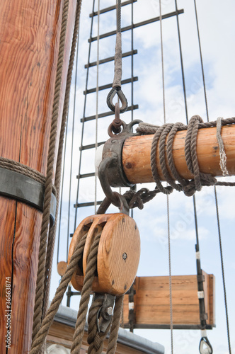 Fotografie Masts and Sails