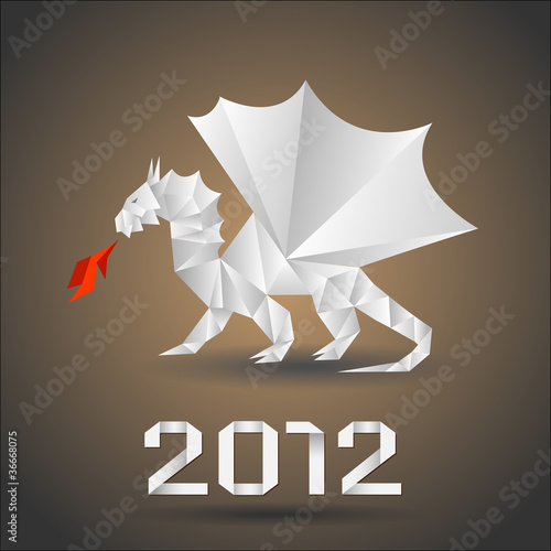 Dragon origami