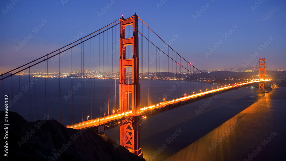 Golden Gate Bridge, time lapse Golden Gate Bridge, time lapse