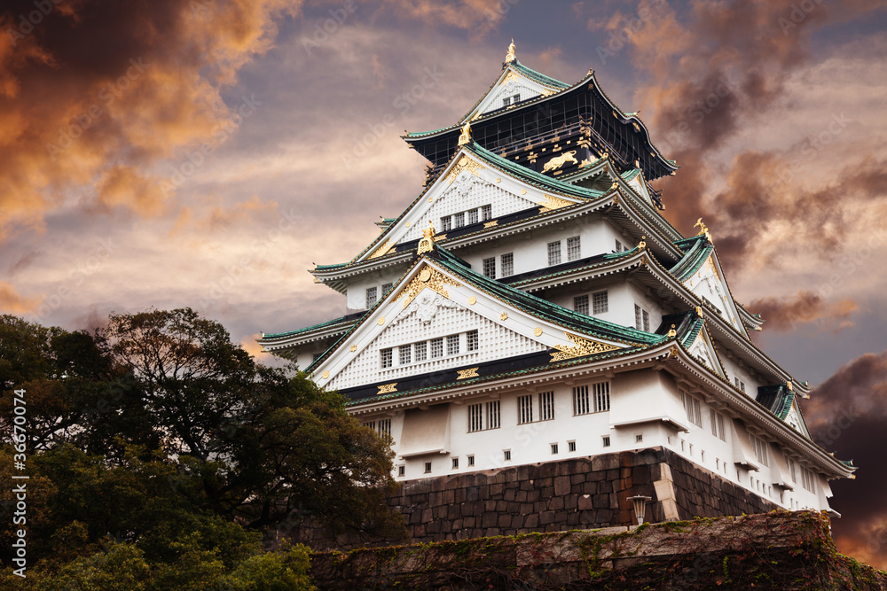 Fototapeta premium Zamek w Osace