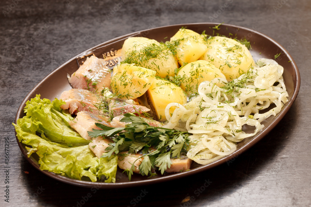 Matjes with Potatoes Matjes with Potatoes