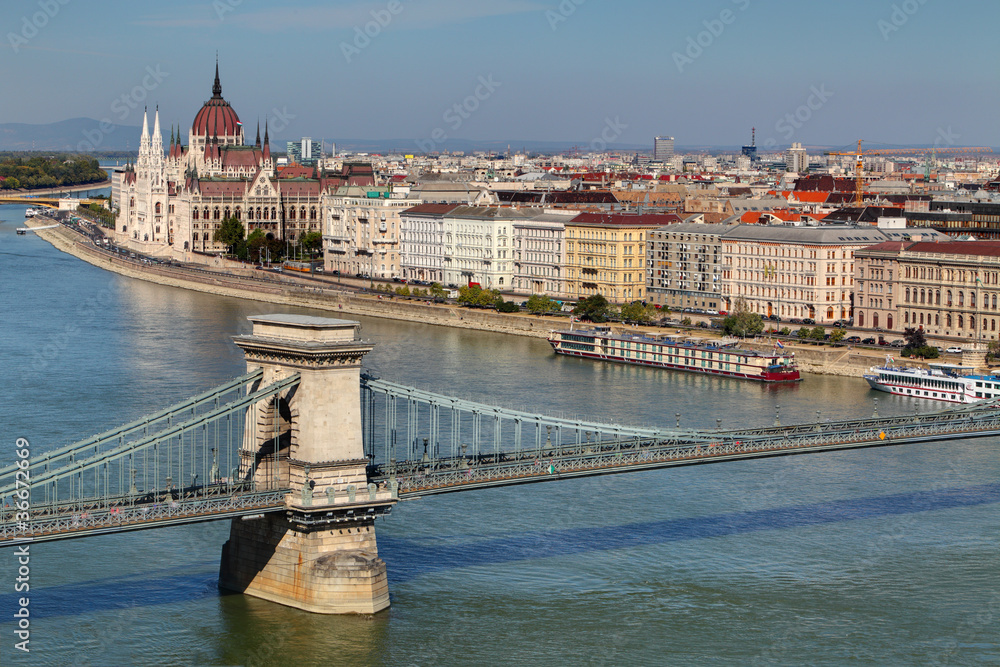 Obraz premium Budapest - panorama from castle