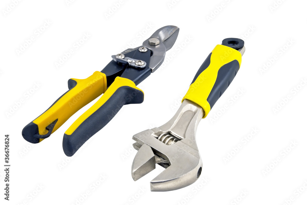 Spanner and wire-cutter Spanner and wire-cutter