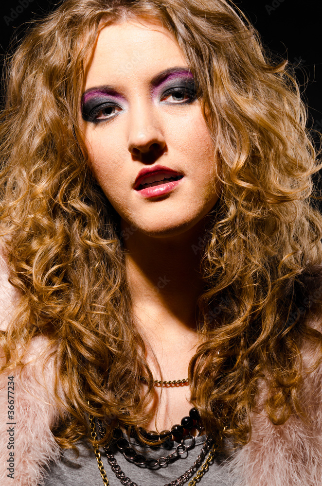 Fototapeta premium glam rock woman